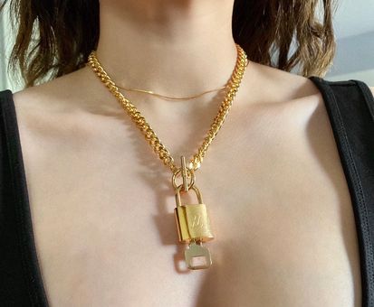 Louis Vuitton lock necklace