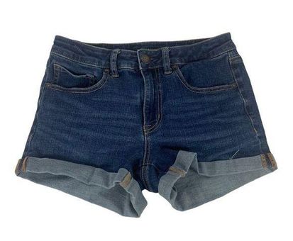 Alana Denim midi shorts