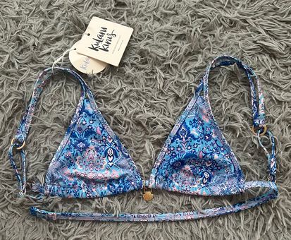 Kulani Kinis Bikini Top Santorini Blue Size M - $35 (40% Off Retail) New  With Tags - From Lindsay