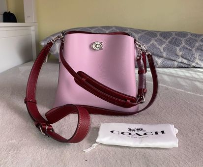 COACH Willow Pebble Leather Shoulder Bag