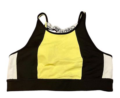 Calvin Klein Performance High Neck Wick Sports Bra Medium