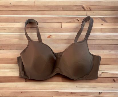 Cacique Totally Smooth Lightly Lined Full Coverage Gray Bra Size