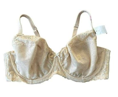 Cacique Lace Full Coverage Unlined Underwire Bra size 46DD Nude Beige  Womens New Tan - $29 New With Tags - From Stephanie