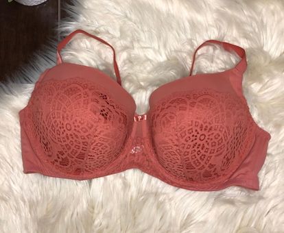 Arden B Auden Women's Plus Lightly Lined Balconette 46DDD Pink - $20 - From  Blue