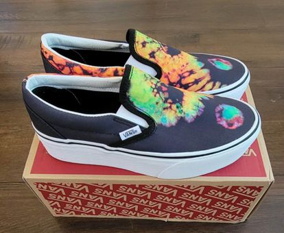 Vans Slip-On Paradoxical Black Platform Shoes