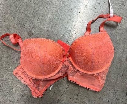 Daisy Fuentes 34B neon orange bustier bra Size undefined - $12 - From  Francesca
