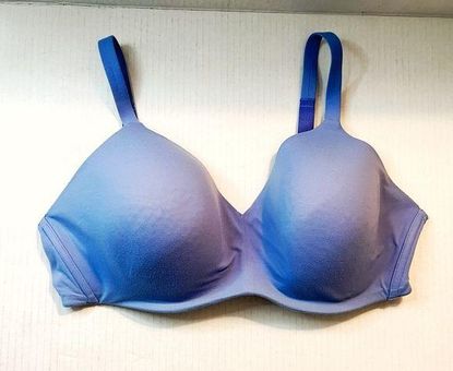 Wacoal Bra How Perfect Wire Free T-Shirt Bra in Blue Sz 38D GUC Style # 852189 - $35 - From Liz