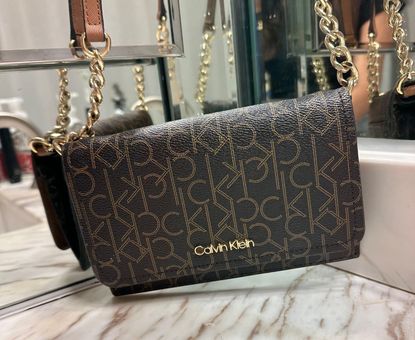 Calvin Klein Crossbody Bag Brown - $25 (86% Off Retail) - From
