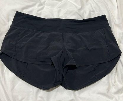 Lululemon Black Speed Up shorts 2.5” Size 8 - $34 - From madison
