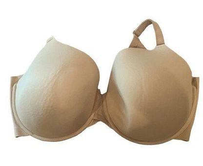 Cacique Bra, Tan, Lightly lined, full coverage size 44H - $26 - From