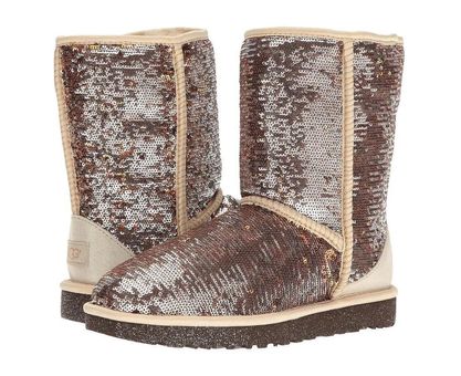 UGG Sequin Boots Silver Size 8 - $46 (72% Off Retail) - From Lily