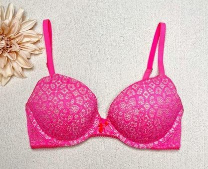 Victoria's Secret Victoria Secret Pink Lace Push Up Padded Bra Dream Angels  Series Size undefined - $27 - From Marie