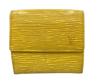 Louis Vuitton Epi Wallet in Yellow