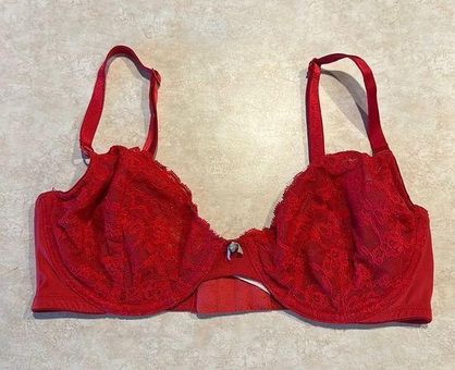 Victoria's Secret Unlined Mesh Demi Bra