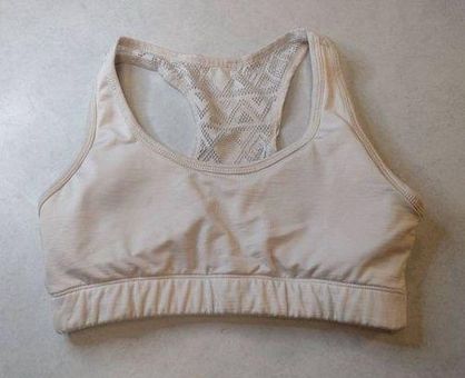 ZYIA white bomber bra size small