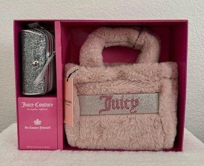 Juicy Couture Boxed dusty blush mini tote and barrel coin purse gift set  NIB Pink - $85 New With Tags - From Refashionista