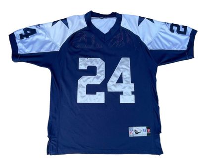 Dallas Cowboys Blue Jersey Shirt #24 MARION BARBER Size Youth XL Free  Shipping.