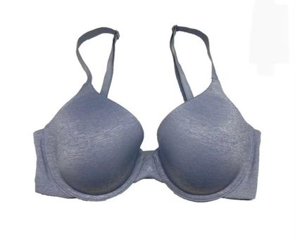 Victoria's Secret VS Uplift Semi Demi Blue/ Purple Bra Blue Size 32