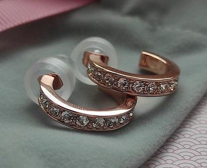 ted baker seannia crystal hoop earrings