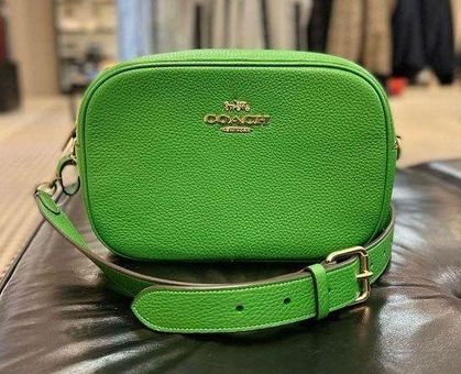 COACH Leather Camera Bag in Green