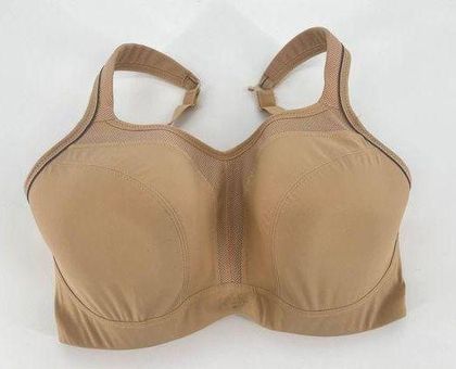 Panache Full-Busted Underwire Sports Bra Sz 30G Beige 5021