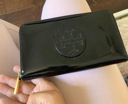 Tory Burch Black Patent Leather Wallet - $100 (31% Off Retail) - From Karli