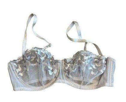 Adore Me Women's Tiana Unlined Balconette Bra Size 38C Lace