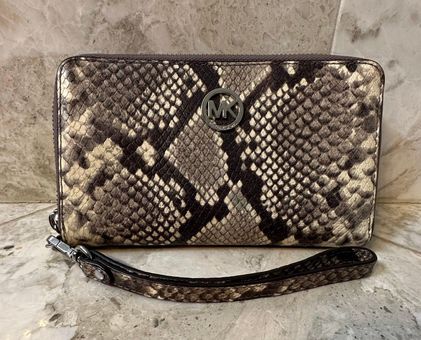 Mk deals snakeskin wallet