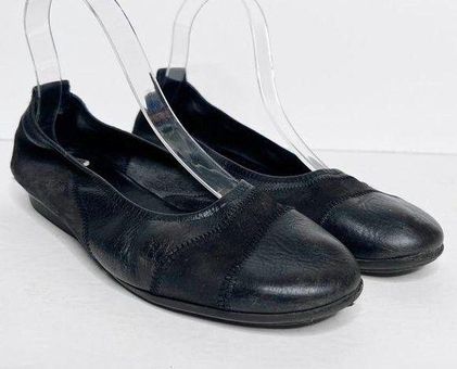 Arche Black Leather Ballet Flats Size 39 Women s Size 8 Made in