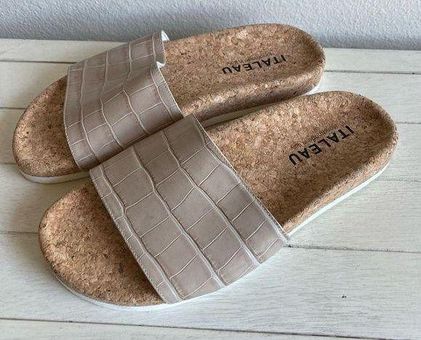 Kaanas Ceiba Cork Slides | Black, Handmade in Colombia – Twang & Pearl