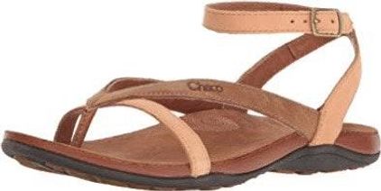 Chaco Sofia Leather Sandal Tan Size 9 40 46 Off Retail