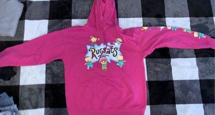 Rue 21 Rugrats Hoodie Pink Size M 5 75 Off Retail From