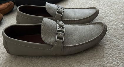 Louis Vuitton Mens Nubuck Leather Loafer Shoes  Leather loafer shoes, Lv  loafers, Louis vuitton shoes