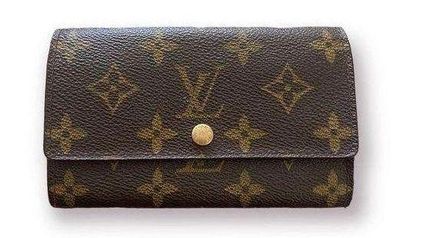 Louis Vuitton Vintage Monogram Canvas Porte Monnaie Tresor Wallet