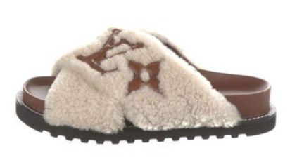 Louis Vuitton, Shoes, Louis Vuitton Paseo Shearling Flats