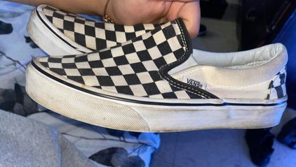 size 14 checkered vans