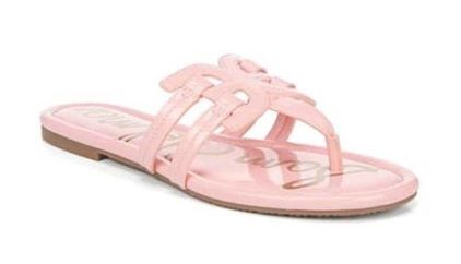 Sam Edelman Pink Cara Patent Leather Sandals Size 7.5M 46