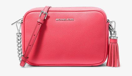 Michael Kors Ginny Leather Crossbody Bag