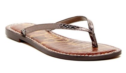 Sam Edelman Gracie Flip flops In Pewter Size 7 25 From Erin