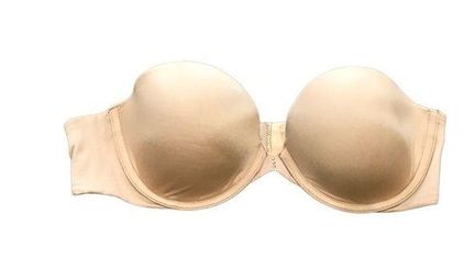 Victoria's Secret Nude Color Strapless bra 32C Biofit Multi-Way NO  ACCESSORIES Tan Size undefined - $10 - From Kristin