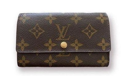 Louis Vuitton Vintage Monogram Canvas Porte Monnaie Tresor Wallet