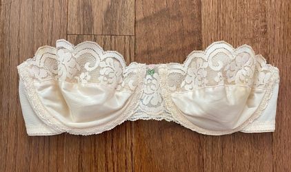 Maidenform Vintage balconette maiden form lace bra White Size 32 C