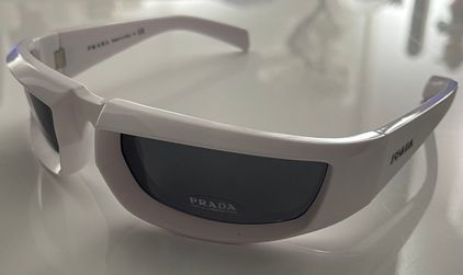 Prada Runway Sunglasses White PR 25YS - $190 (60% Off Retail) - From  Jonathan