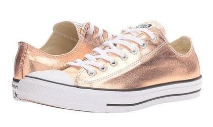 público silencio subterraneo Converse Rose Gold Metallic Hi-Top All Star Size 8 - $35 (30% Off Retail) -  From lizzie