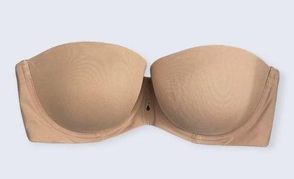 Soma Allura Multiway Strapless Underwire Lightly Lined Beige Bra 36D Tan  Size 36 D - $14 - From Eileen