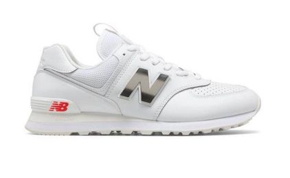 new balance 574 white with neon flame