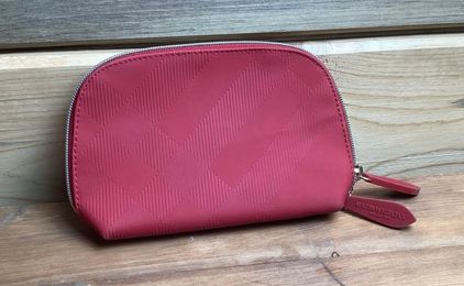 Burberry Beauty Pouch for Women - Red