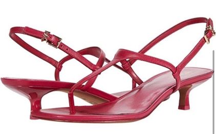 Michael Kors MICHAEL TASHA WOMENS LEATHER ANKLE STRAPPY SANDALS