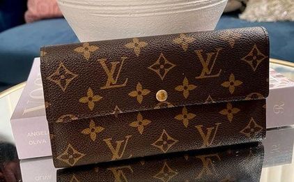 Louis Vuitton Womens Long Wallets, Brown