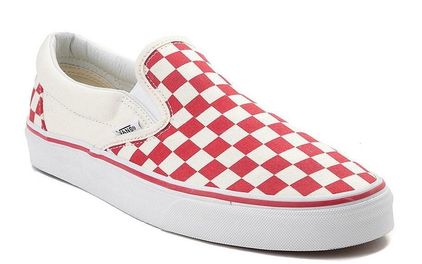vans red checkered womens